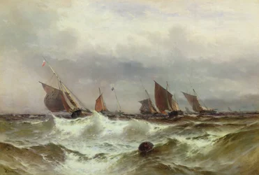 Dover-Pilot und Fischerboote